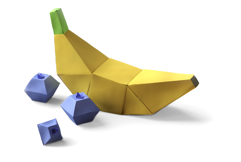 Origami Banana Art